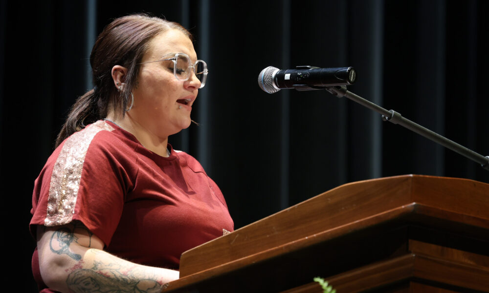 Picture of Brianna speaking