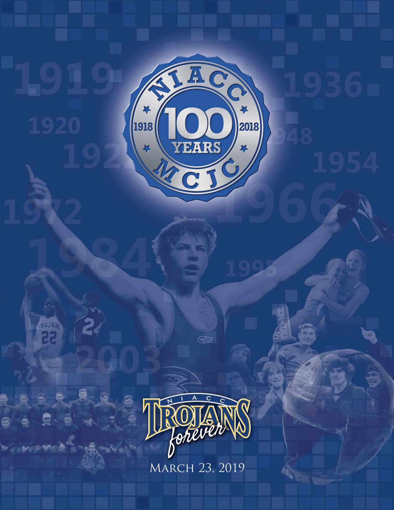 Cover of the Trojans Forever-100 Year Athletic Program