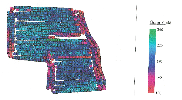 Picture of Yield Map Field 6 Corn - 2002