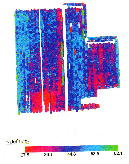 Picture of Yield Map Field 4 - 1998