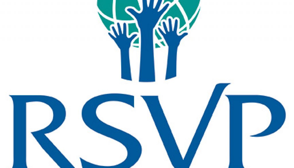 Graphic logo for RSVP of North Centeral Iowa