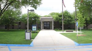Photo of the exterior of the Pierce Administration Building