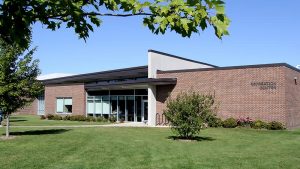 Photo of the exterior of the Rec Center