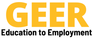 Logo with text GEER