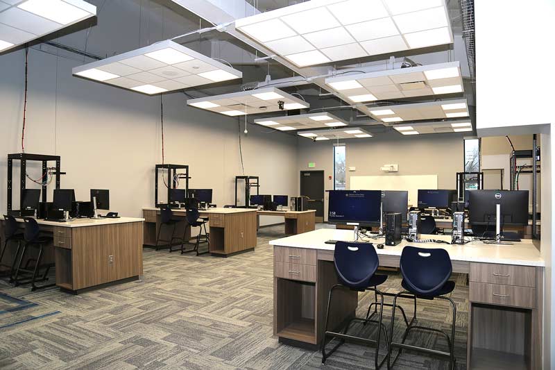 Picture of technology workstations - John V. Hanson Career Center