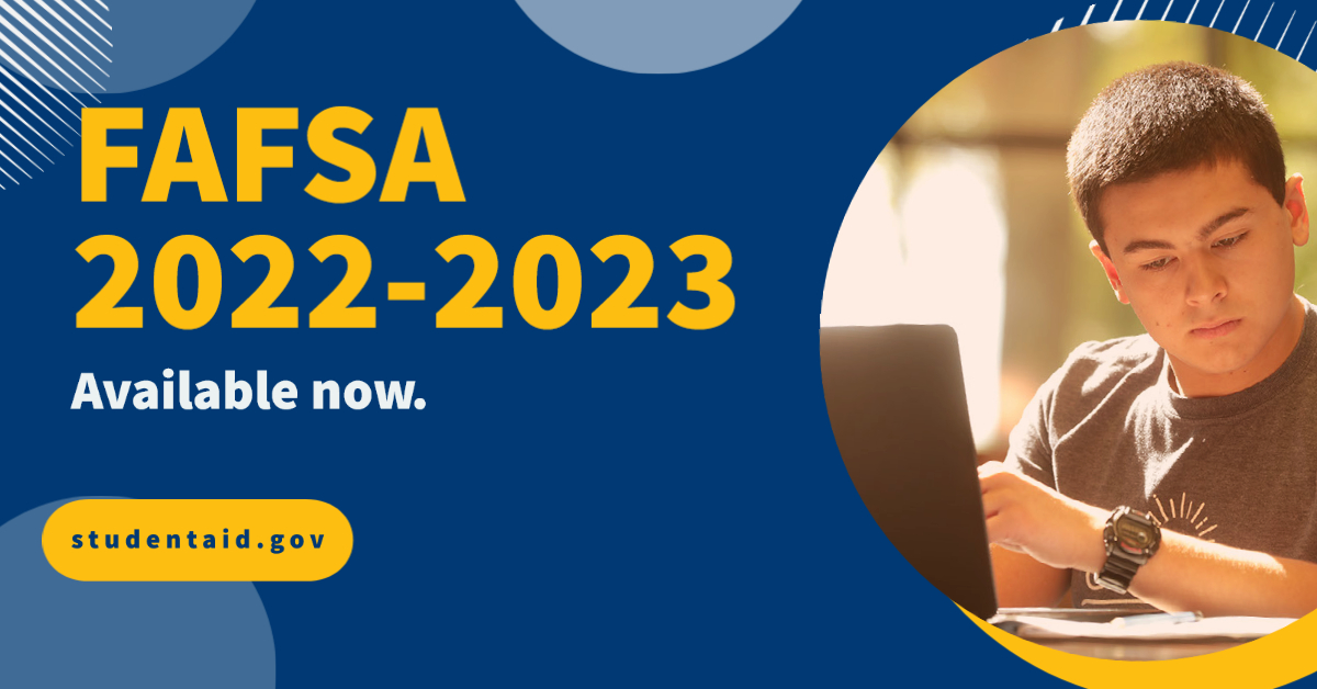 Graphic for filing your FAFSA