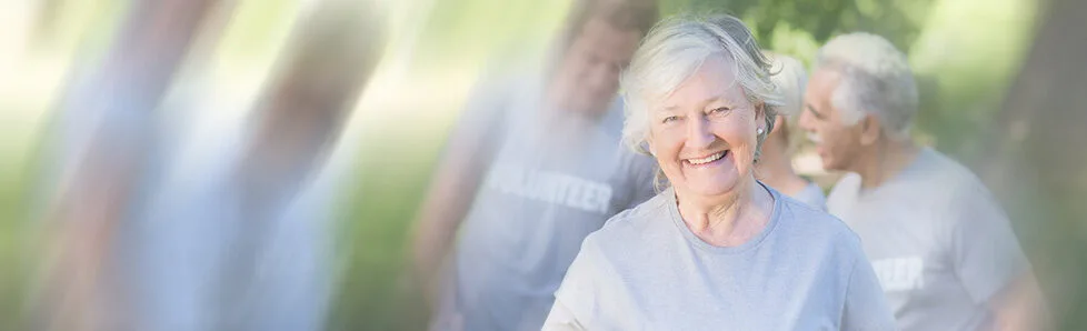 Picture of elderly volunteering for RSVP