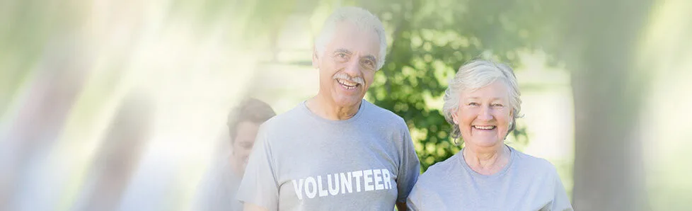 Picture of elderly volunteering for RSVP