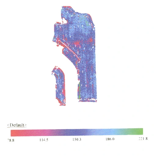 Picture of Yield Map Field 1 Corn - 1999