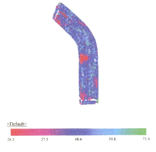 Picture of Yield Map Field 1 Soybeans - 1999