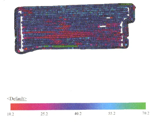 Picture of Yield Map Field 5 Soybeans - 1999