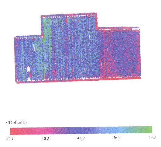 Picture of Yield Map Field 3 Soybeans - 1999