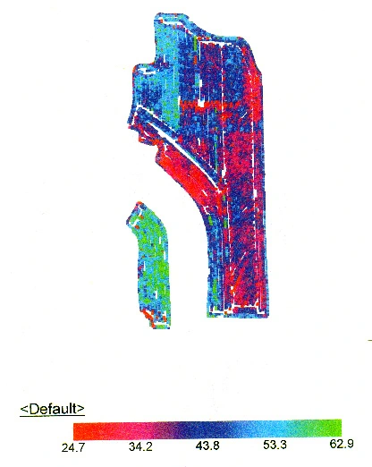 Picture of Yield Map Field 1 - 1998