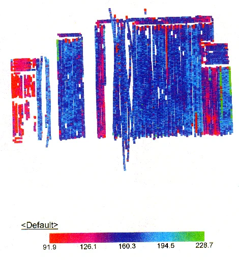 Picture of Yield Map Field 3 - 1998