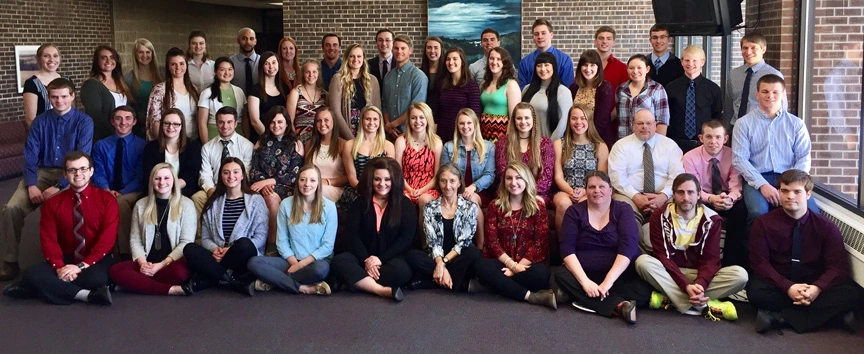 Group picture of the Pathways Student Leaders 2017