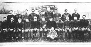 Picture of the 1925 Mason City Junior College football team