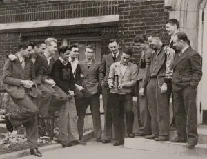 Picture of the 1938 Basketball Championship Team