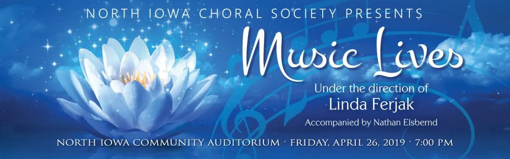 Graphic for the 2019 Spring Choral Society Concert